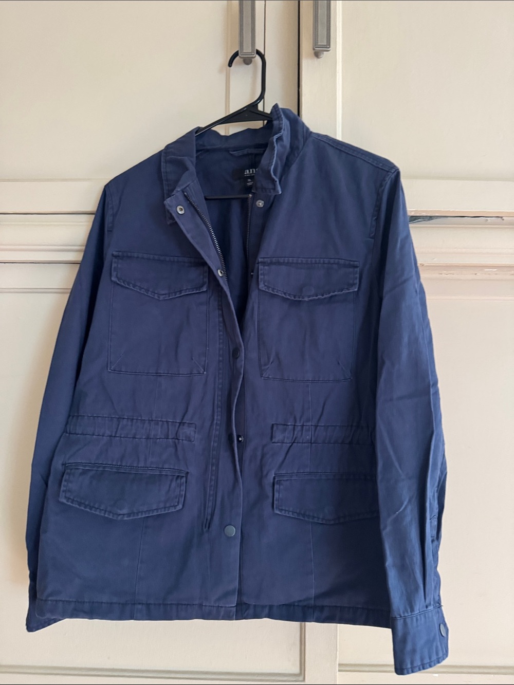 Women Navy Utility Jacket - Unbranded